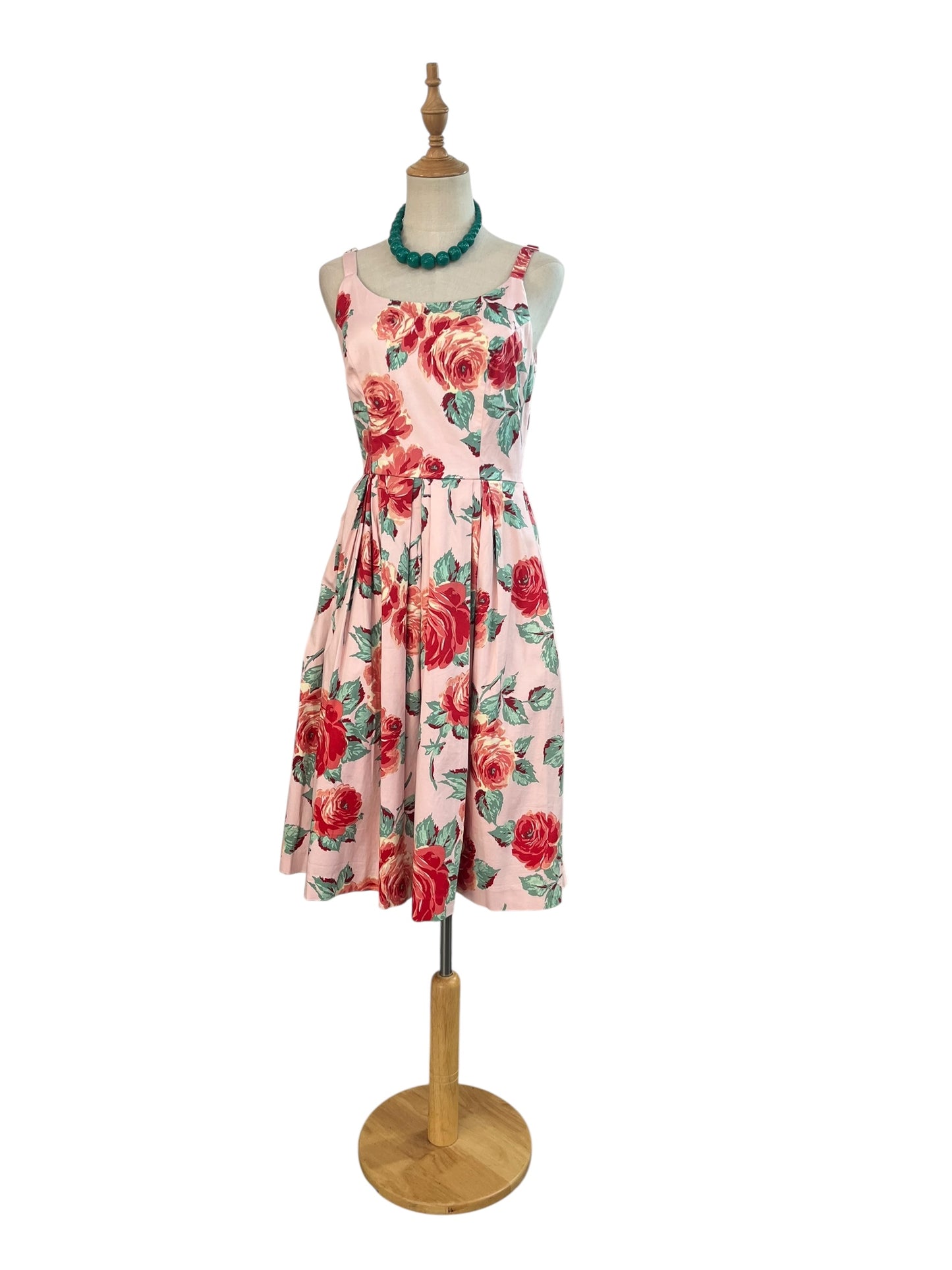 RETROSPECTD FIFI PINK ROSE DRESS | 10