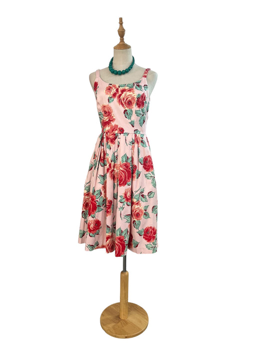 RETROSPECTD FIFI PINK ROSE DRESS | 10