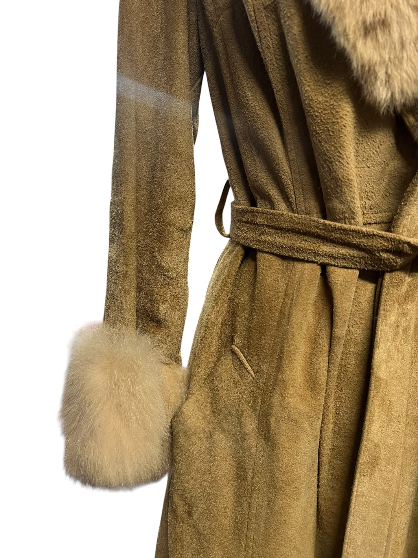 MOONEY SUEDE & FUR COAT | 8
