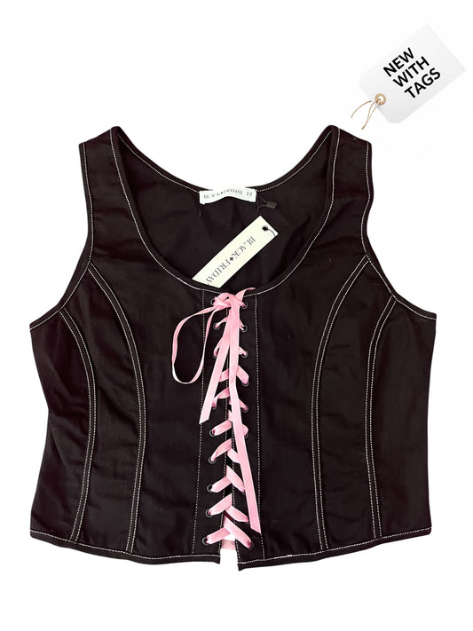 BLACK FRIDAY DENIM CORSET TOP | 12