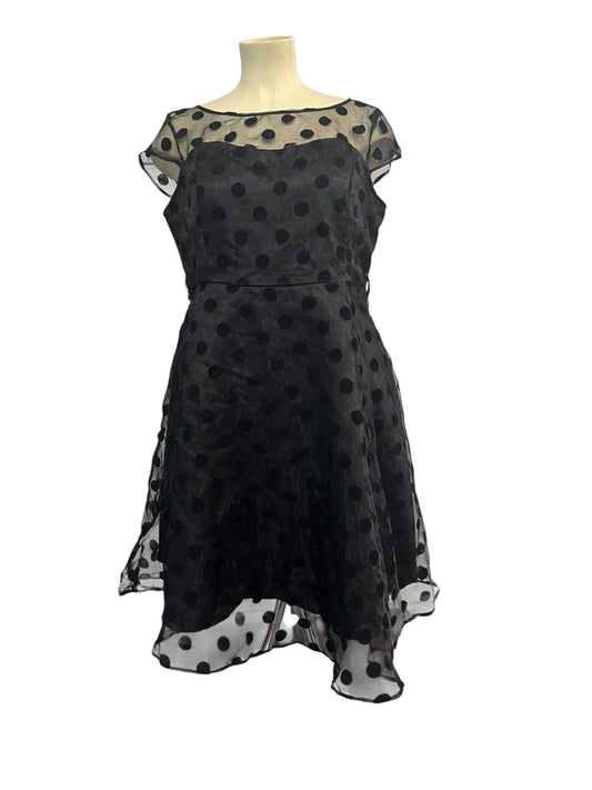 LINDY BOP POLKADOT ORGANZA DRESS | 22