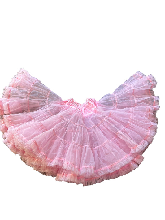 SQUARE DANCE PASTEL PINK PETTICOAT |