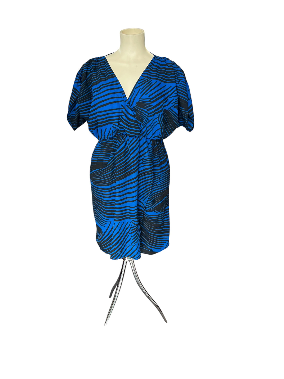 CITY CHIC BLUE STRIPED DRESS | Xs/16