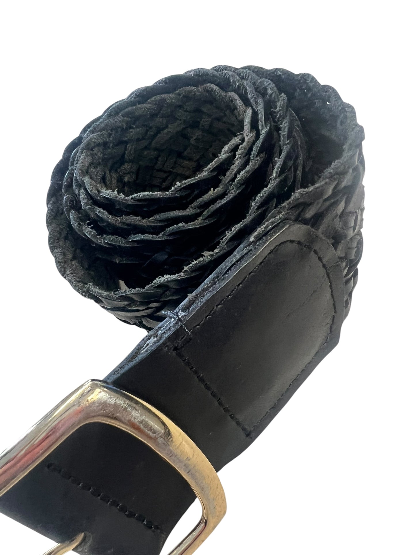 BLACK WEAVE BELT | S