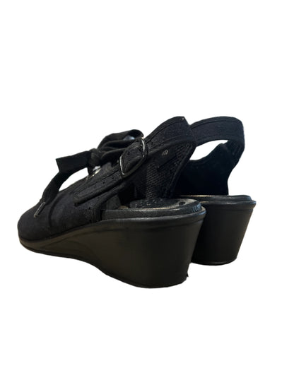 BLEYER BLACK SLINGBACK SHOES SZ 8