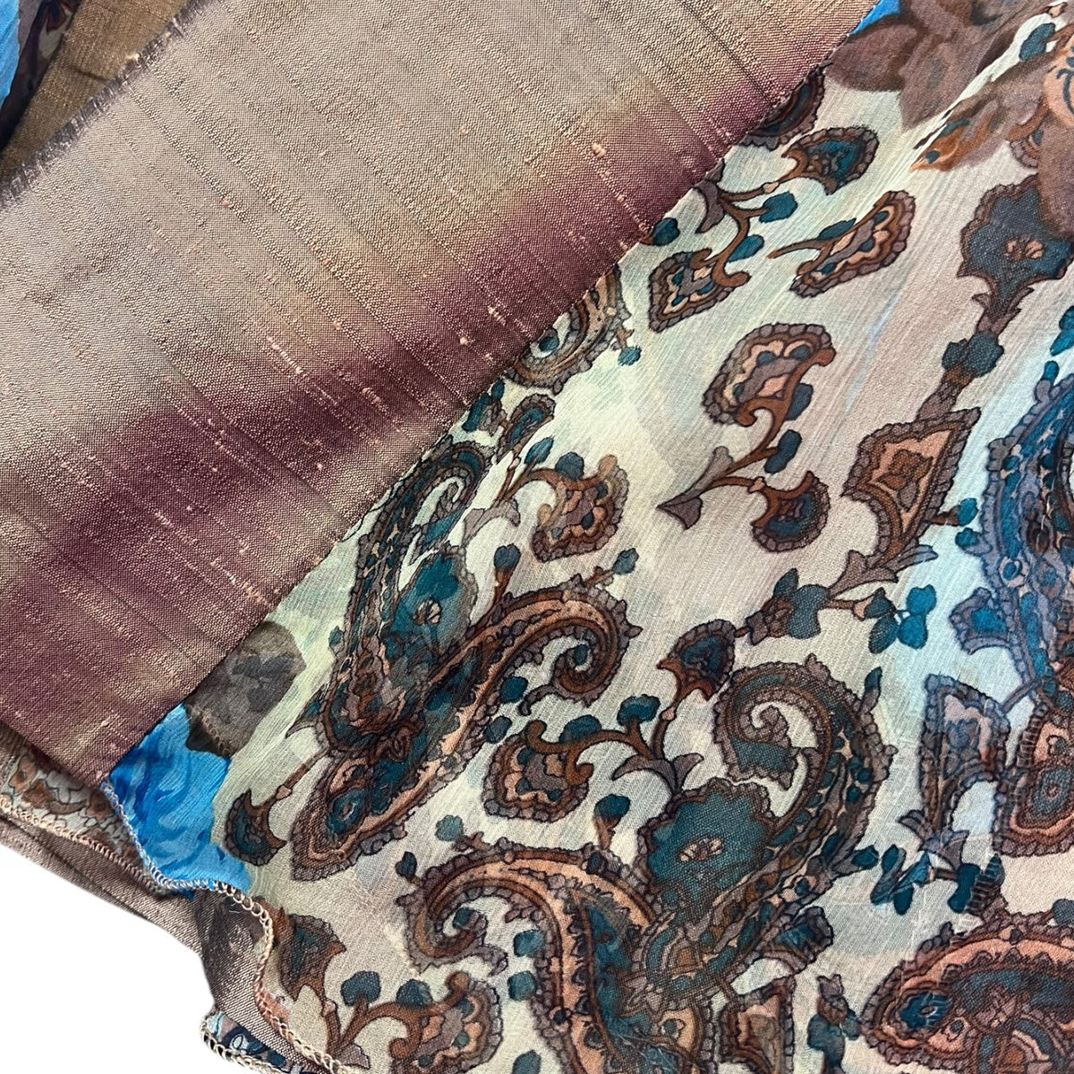 JAN COOKE GOLD SILK SKIRT | 14