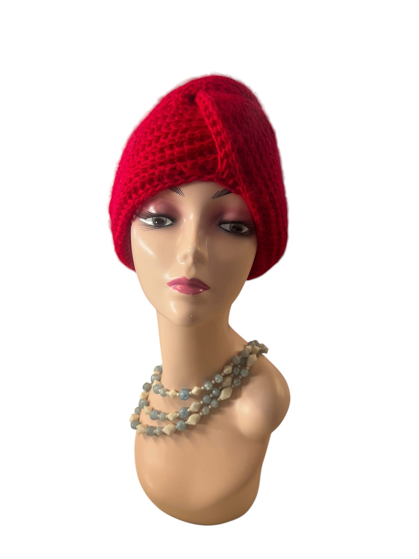 RED KNIT HAT