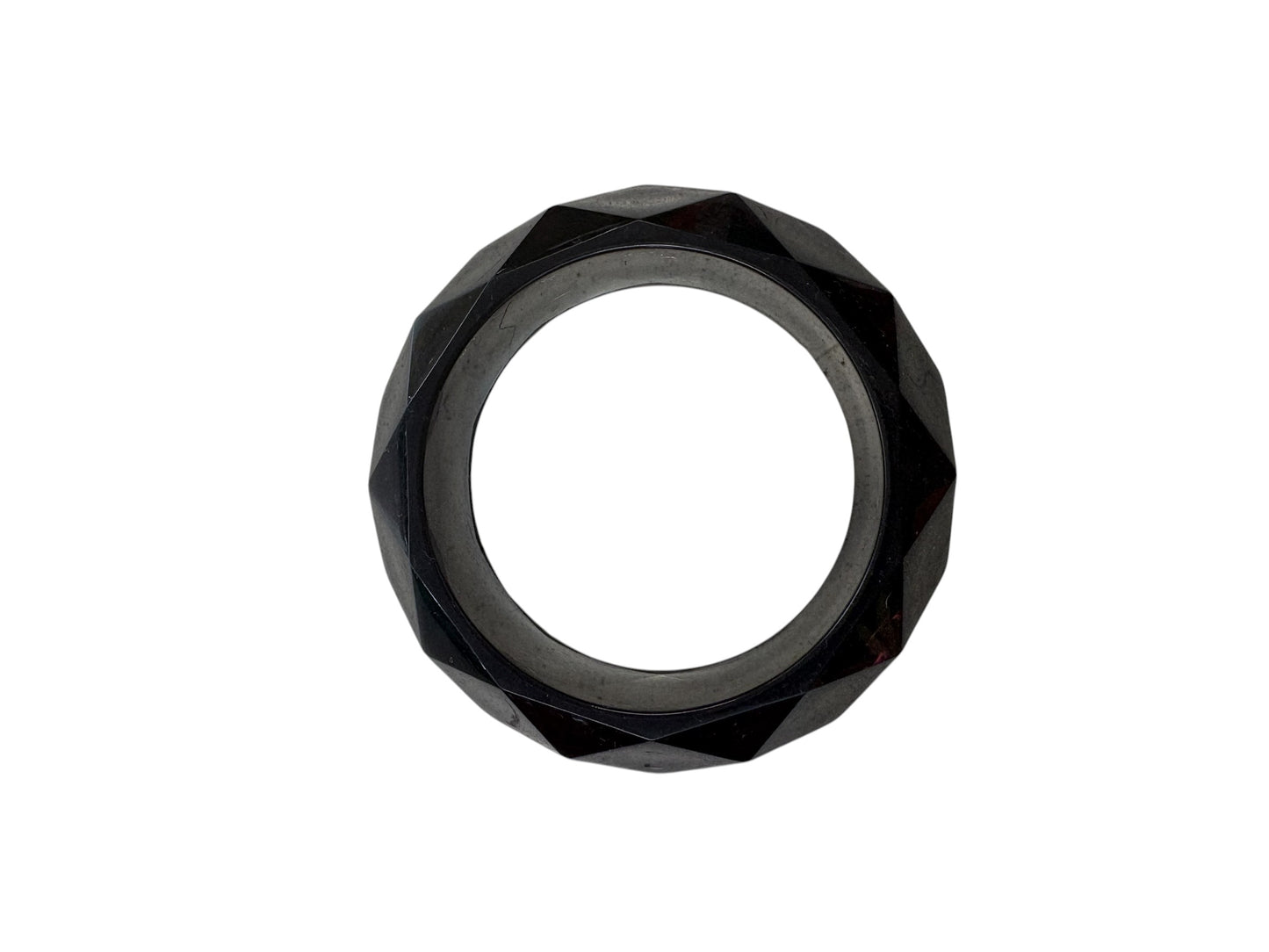 GREY TRANSLUCENT GEOMETRICAL BANGLE