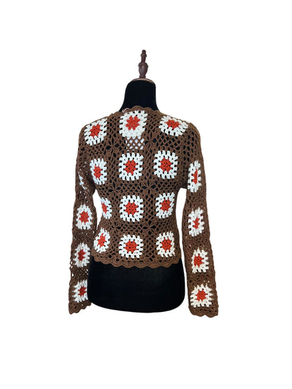 BROWN CROCHET TOP | 10
