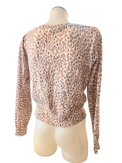 MEMO LEOPARD PRINT CARDIGAN | M