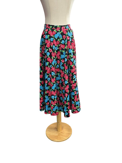 RED & BLUE ROSE SKIRT | 10