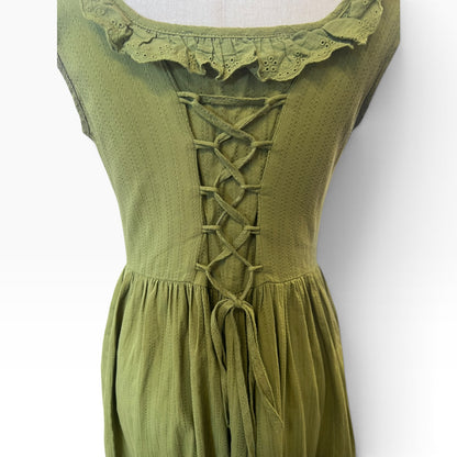 PRINCESS HIGHWAY GREEN TIERED DRESS | 8