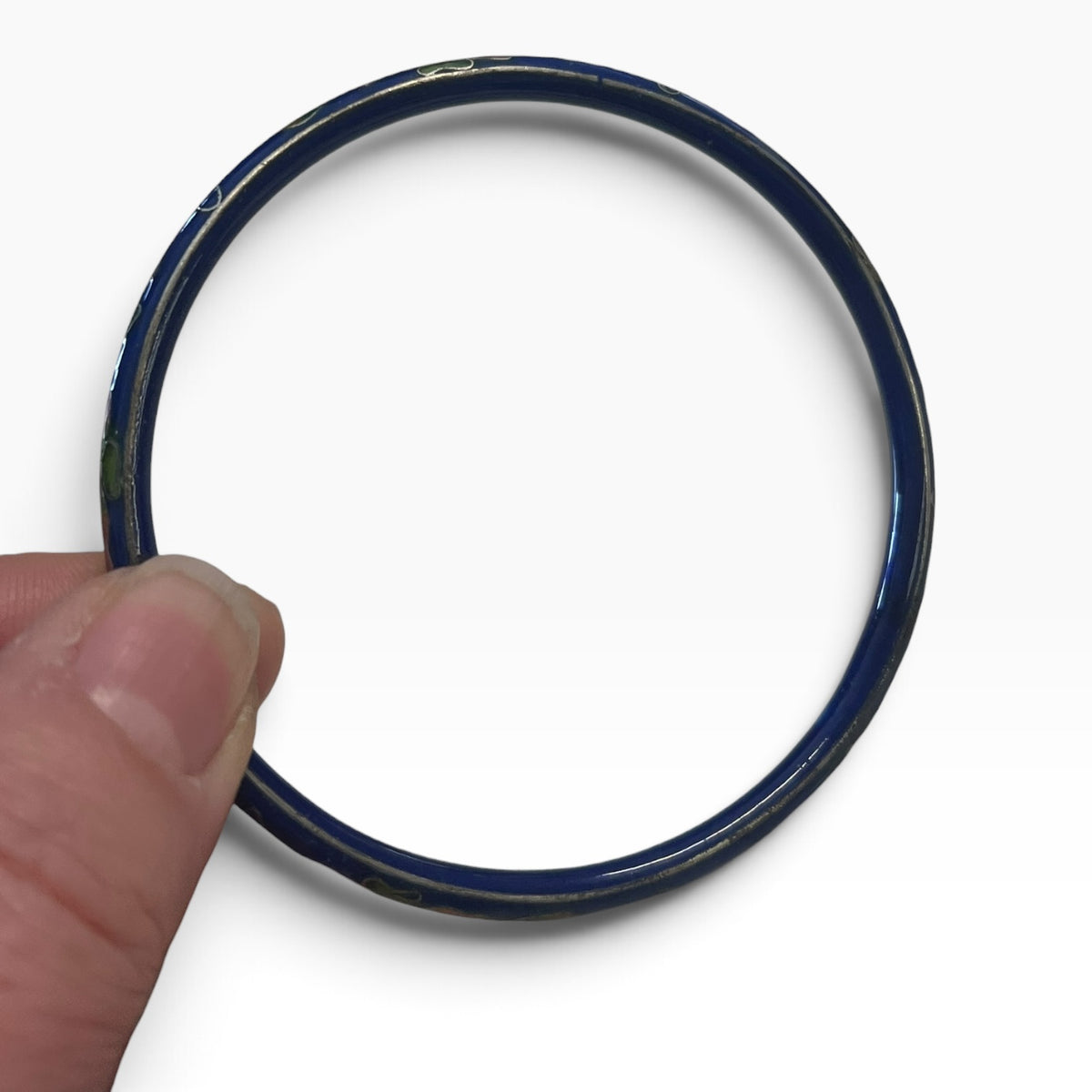BLUE CLOISONNE ENAMEL BANGLE