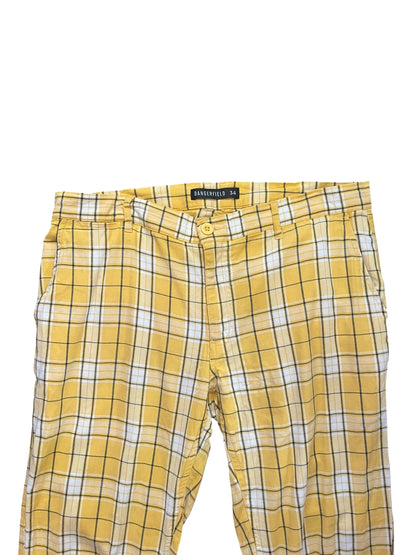 DANGERFIELD YELLOW TARTAN PANTS | 34