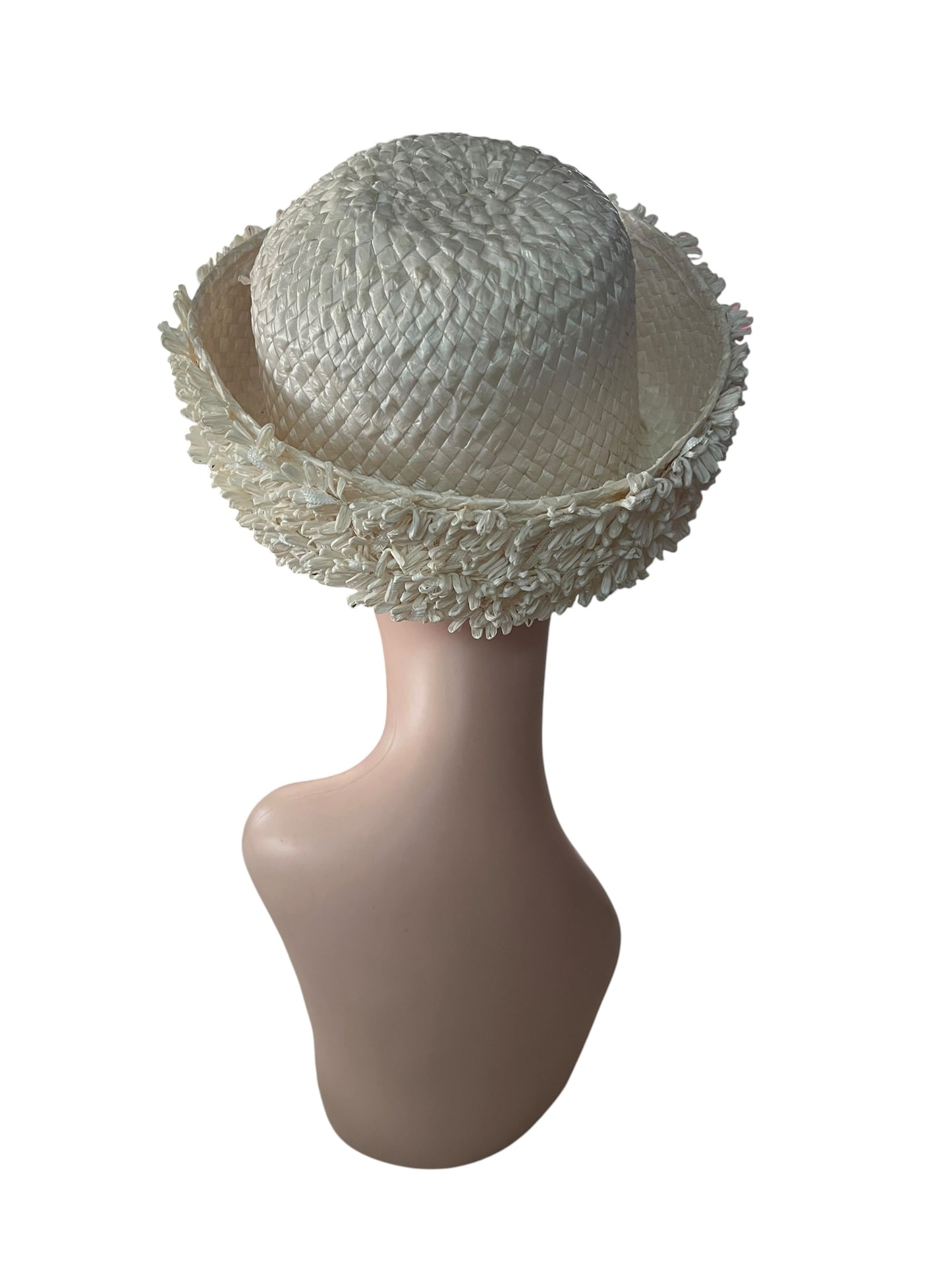 CREAM RAFFIA HAT