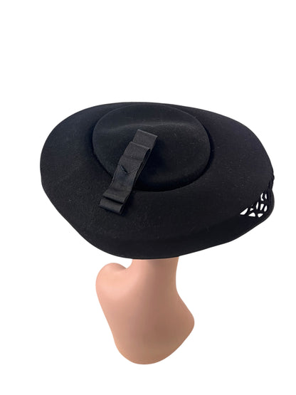 BLACK VINTAGE HAT
