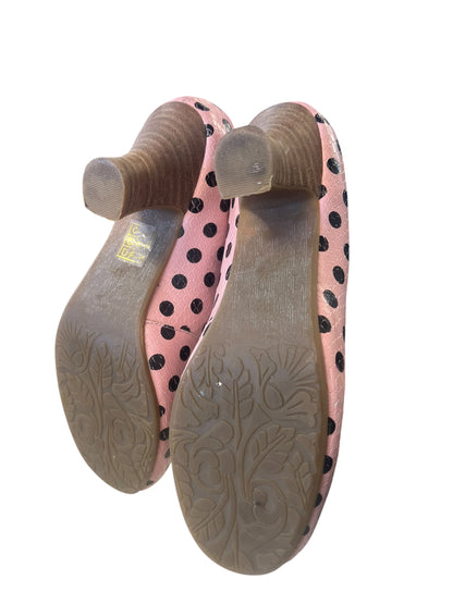 MINX PINK POLKADOT HEELS | 37