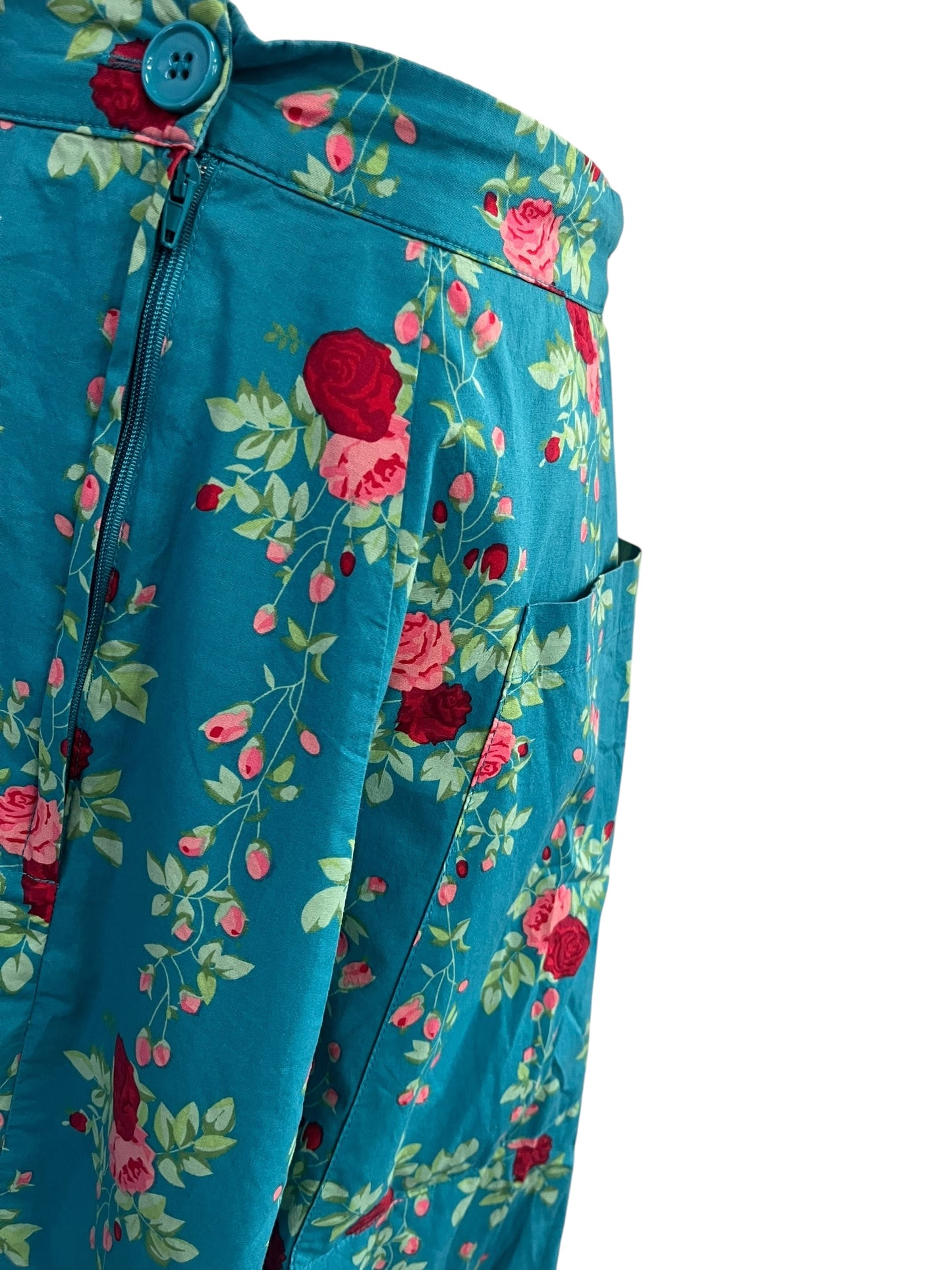 REVIVAL TEAL ROSE  SKIRT | 6