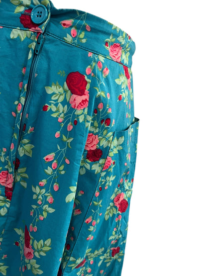 REVIVAL TEAL ROSE  SKIRT | 6
