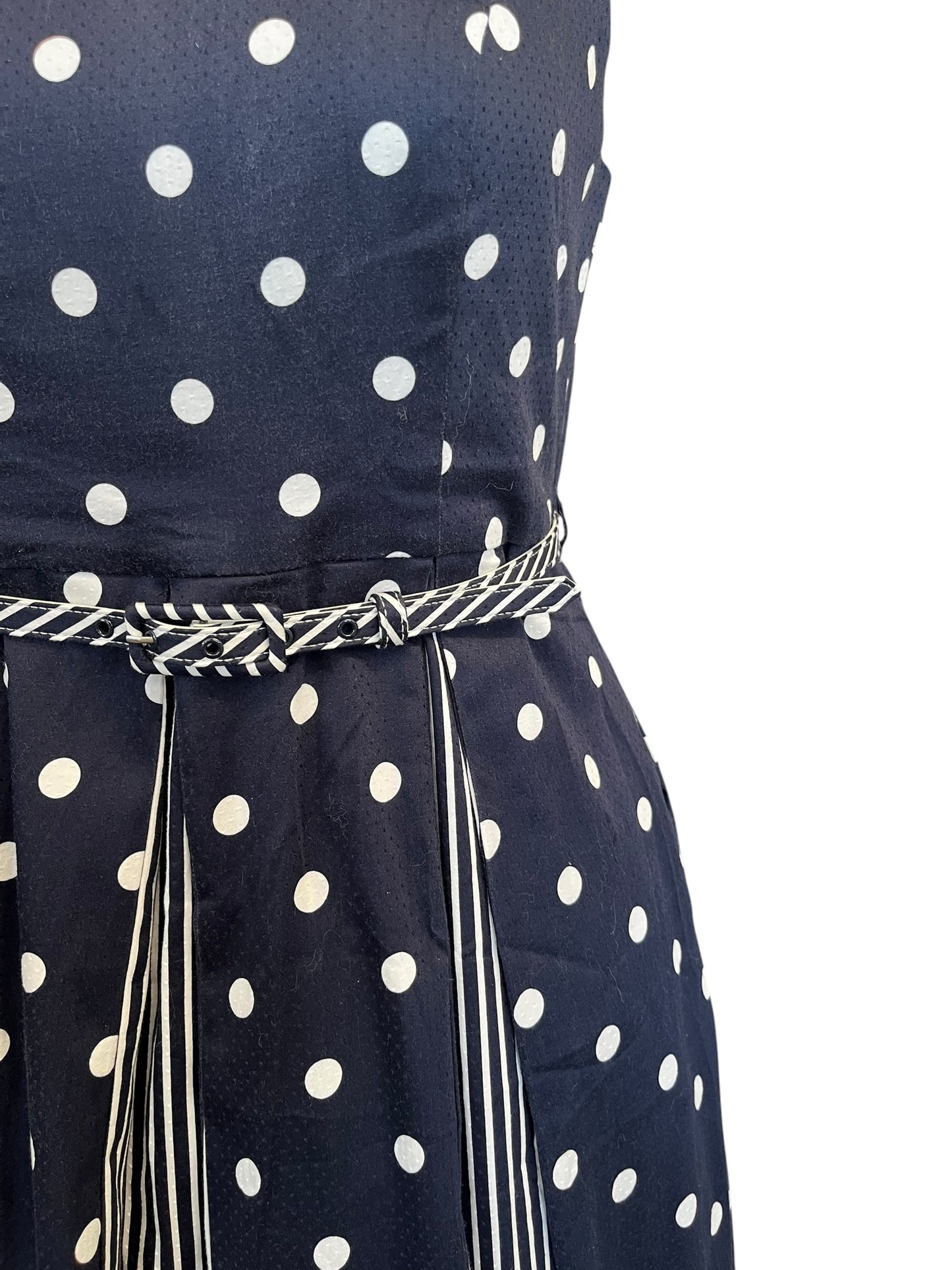 REVIEW NAVY POLKADOT DRESS | 16