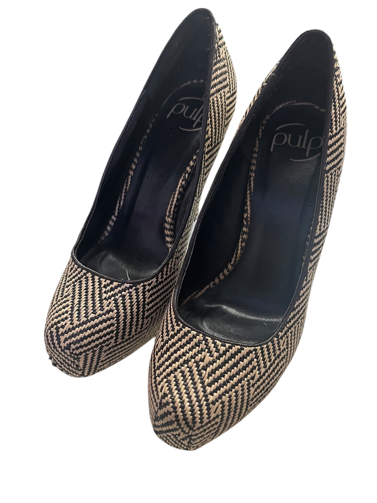 PULP HOUNDSTOOTH HEELS | 7