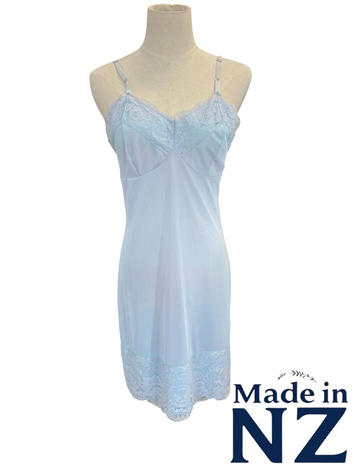 RHAPSODY BABY BLUE LONG SLIP | 12-14