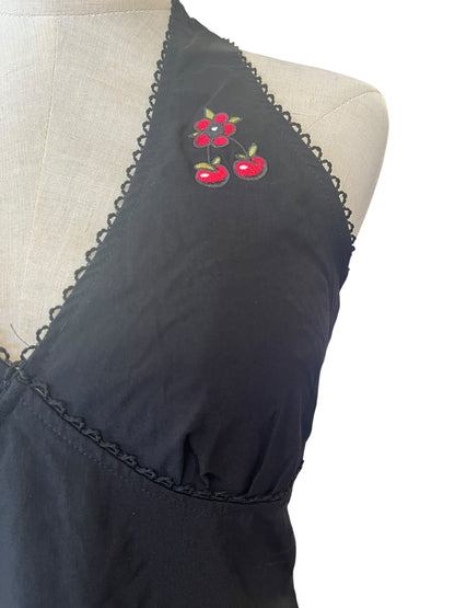 ILLICT BLACK HALTER TOP | 12