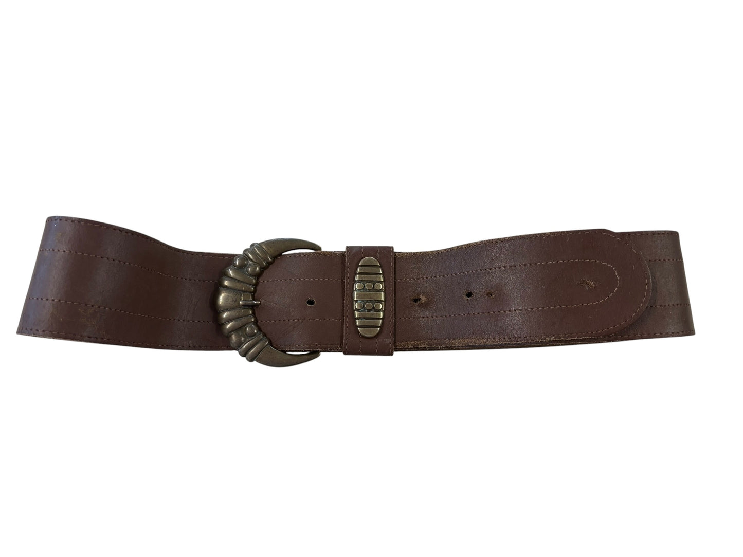 BROWN LEATHER BELT | M