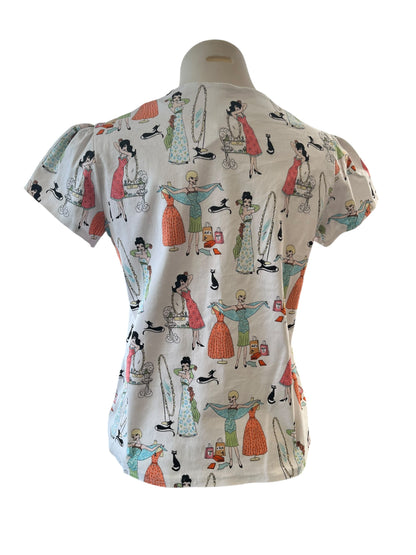 SHOPPING SPREE PEPLUM TOP | XL