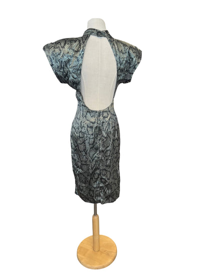 SHADAO CUT OUT SNAKESKIN DRESS  | 7