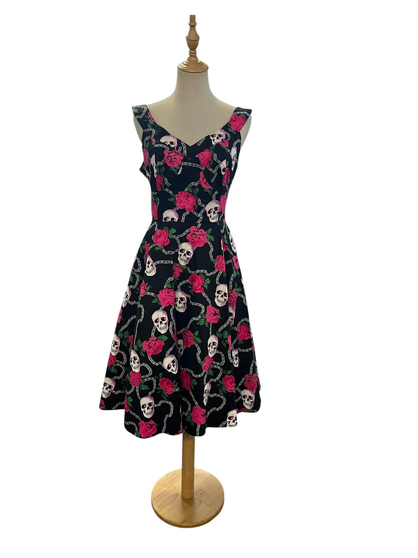 HEARTS & ROSE SKULL DRESS | 14