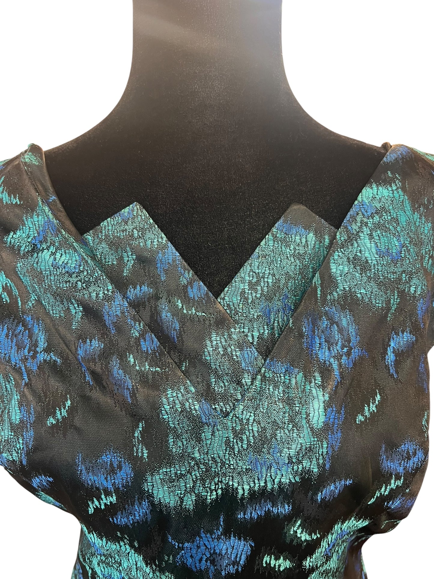 STRAVEN BLUE & GREEN GOWN | 16