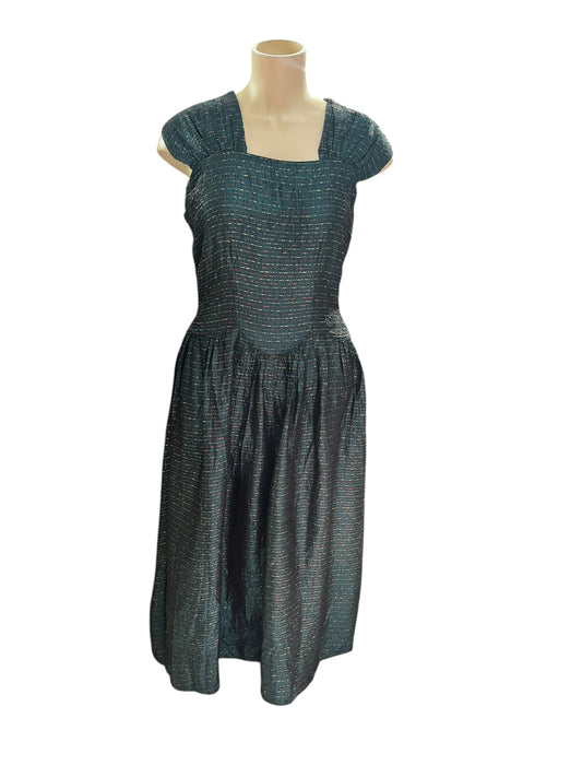 METALLIC GREEN GOWN | 18