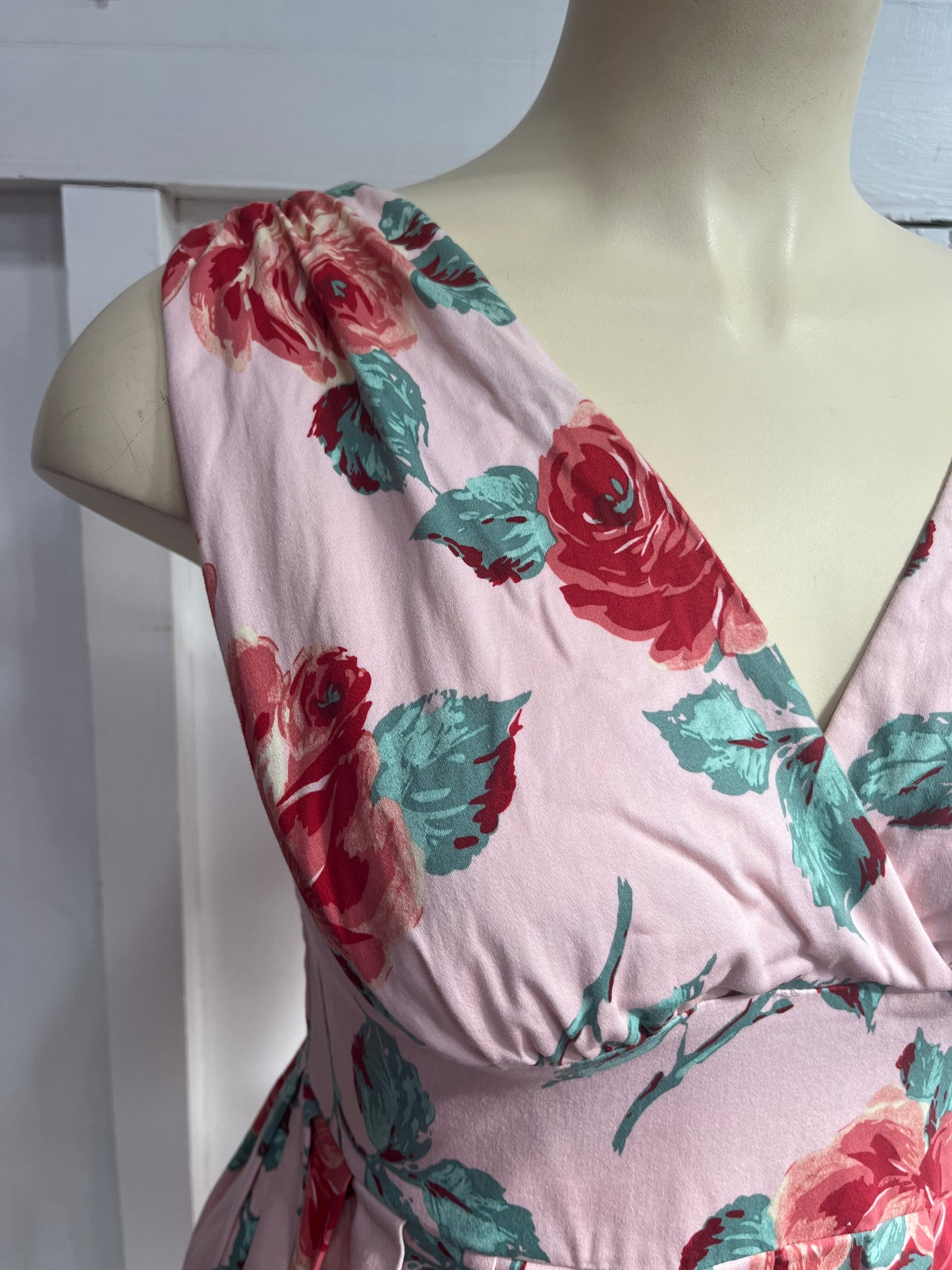 RETROSPECTD  PINK ROSE DRESS | 16
