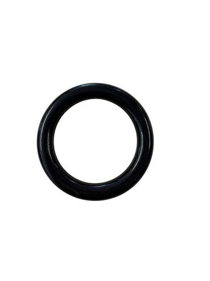 BLACK ROUND BANGLE (7CM)
