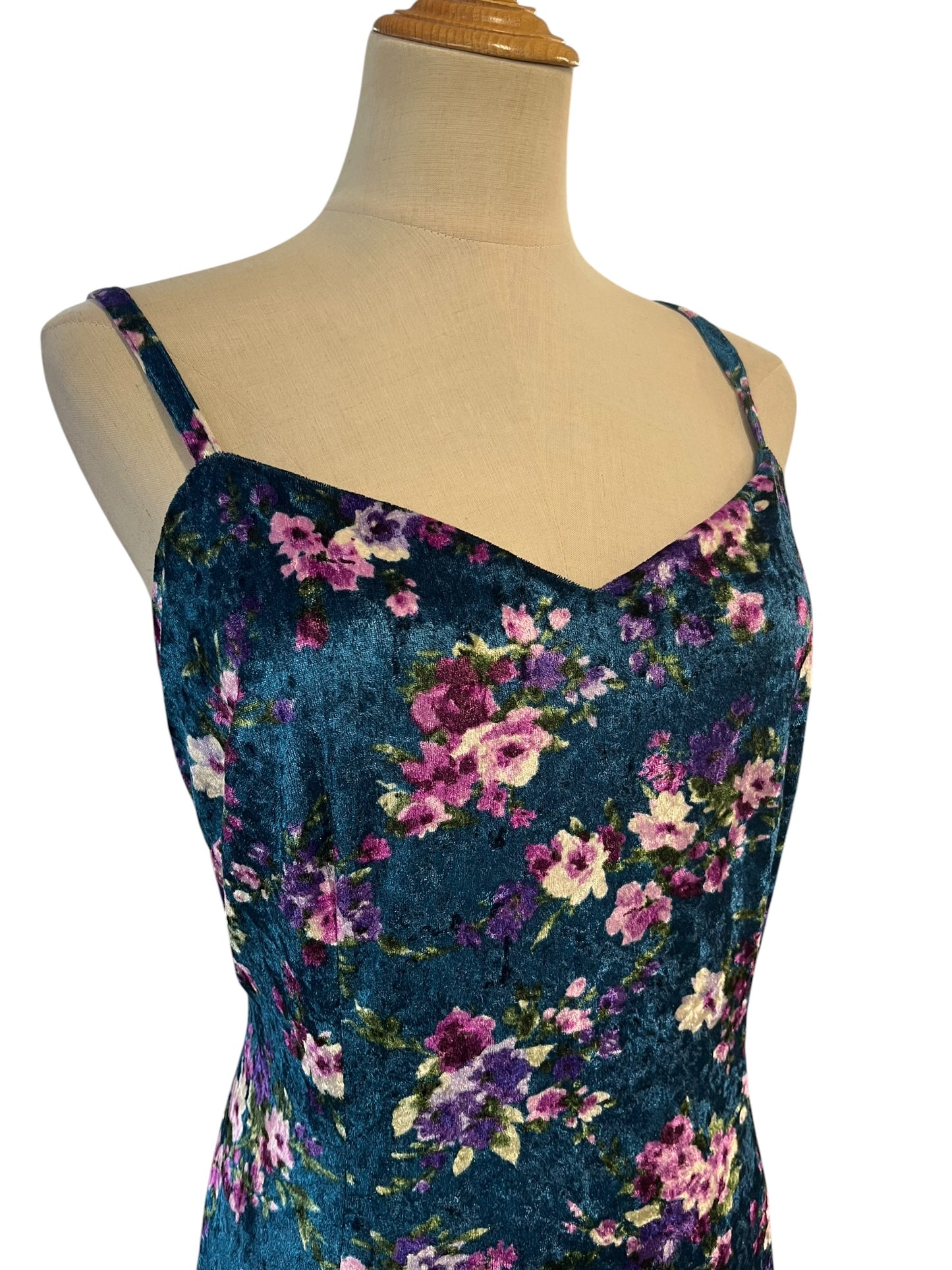 TRACI LORDS MAXI VELVET DRESS | 14