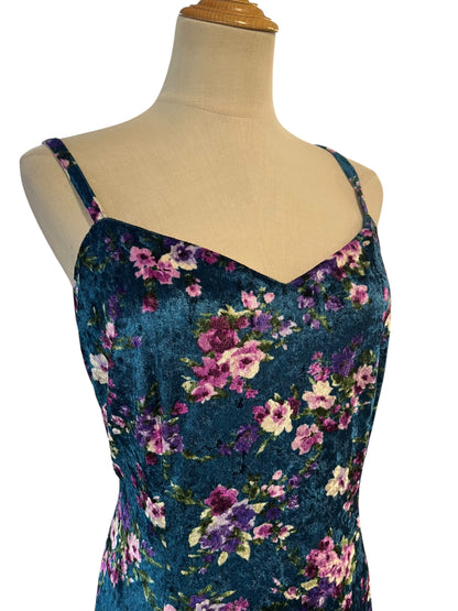 TRACI LORDS MAXI VELVET DRESS | 14
