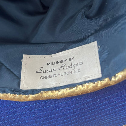 SUSAN ROGERS BLUE & GOLD HAT