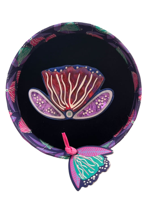 ERSTWILDER FERVENT FEATHER BROOCH