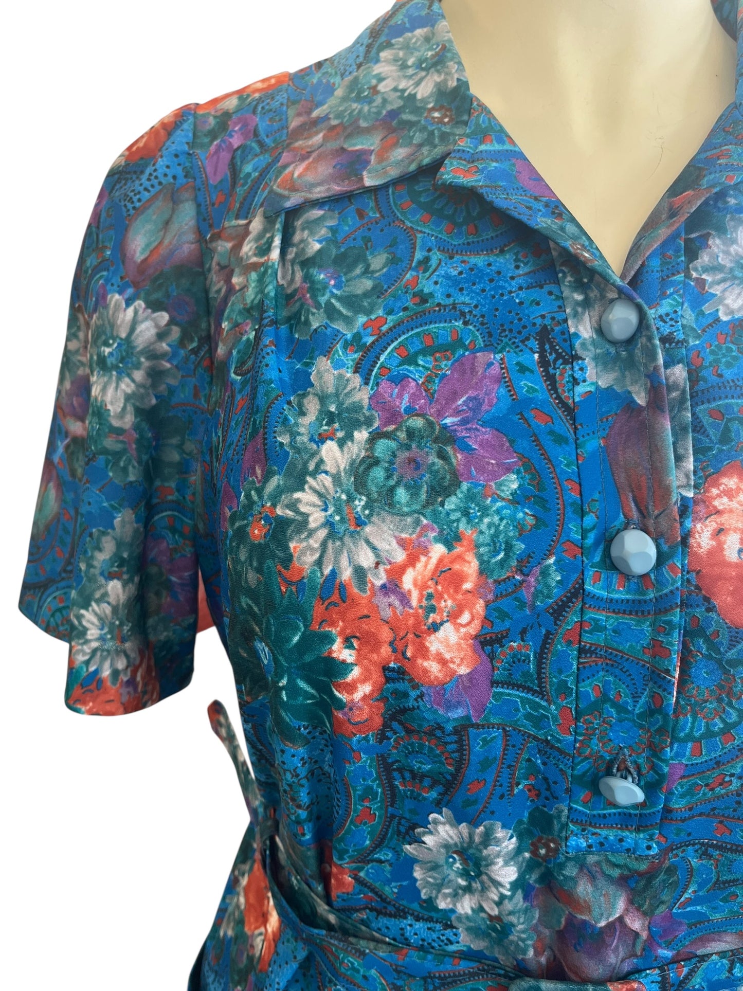 KENWALL BLUE FLORAL DRESS | 20