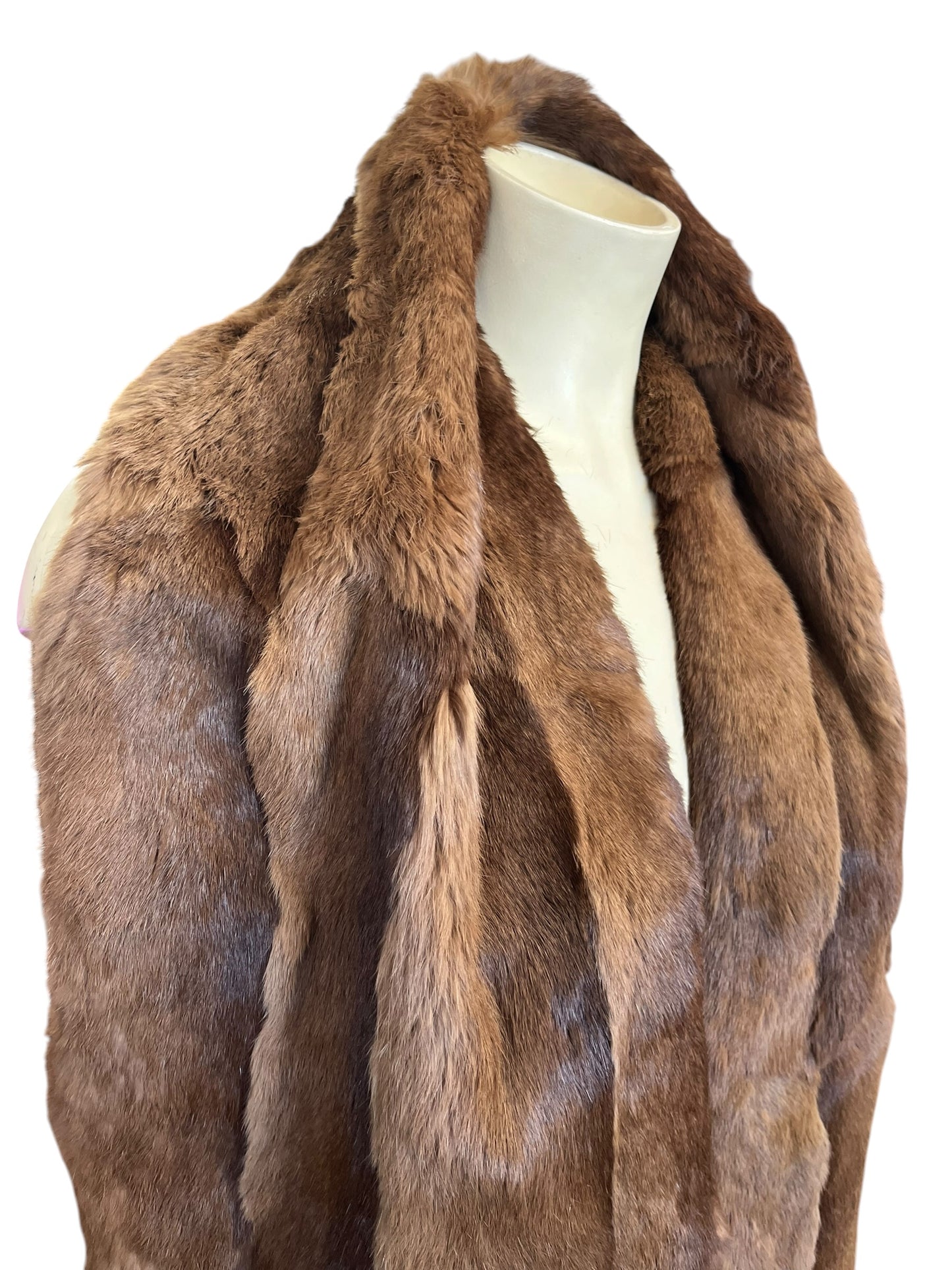 AS CANTREL LONG FUR STOLE