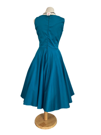 VANESSA KELLY SAPPHIRE MALTIDA DRESS SZ 10