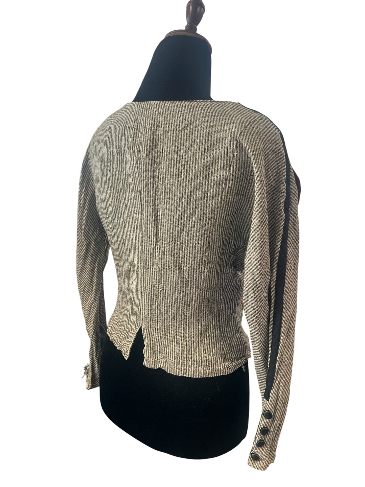 BLUE BLANC ROUGE FLAX TOP | 10
