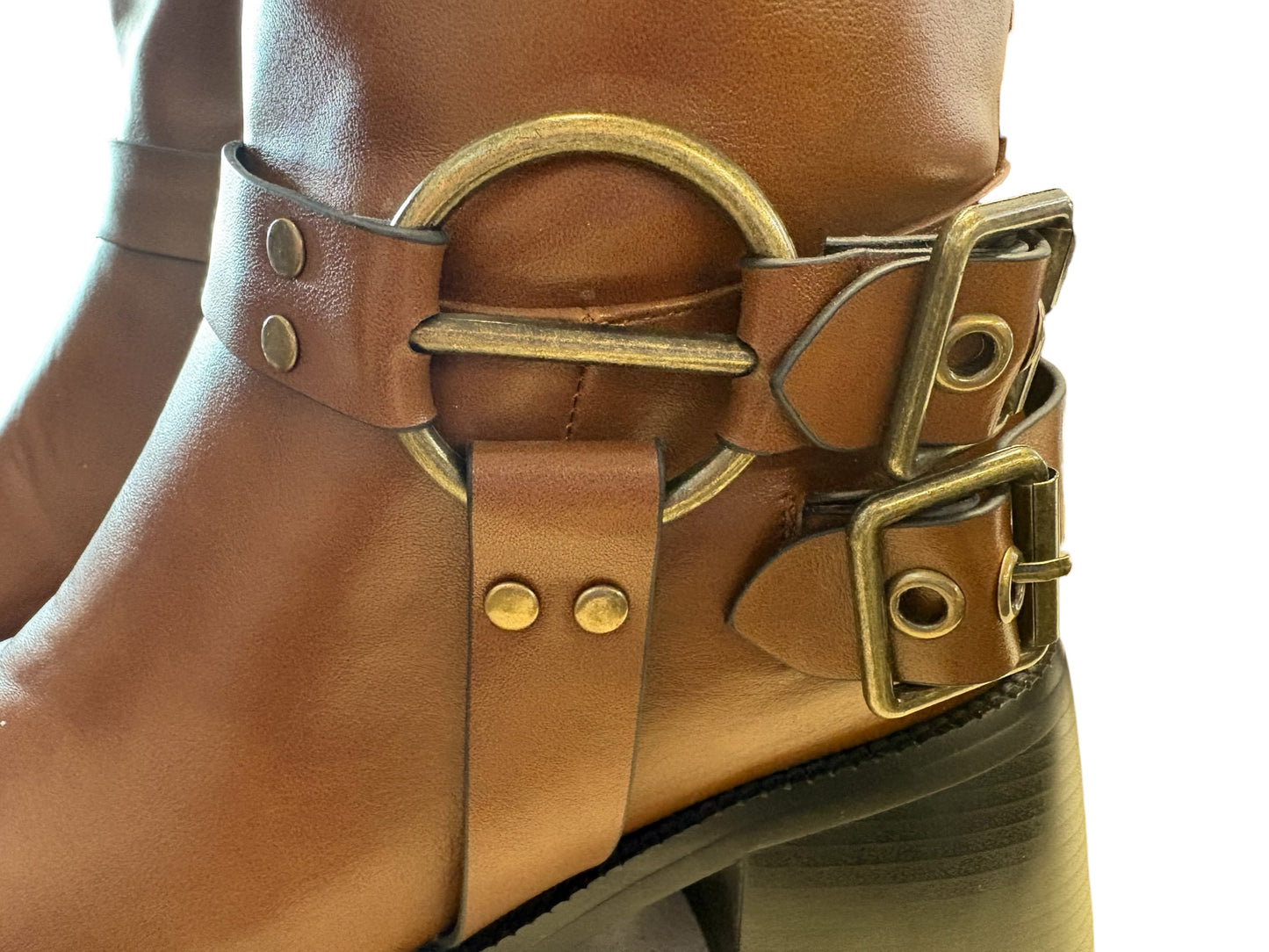 MAHER BROWN BUCKLE BOOTS | 41