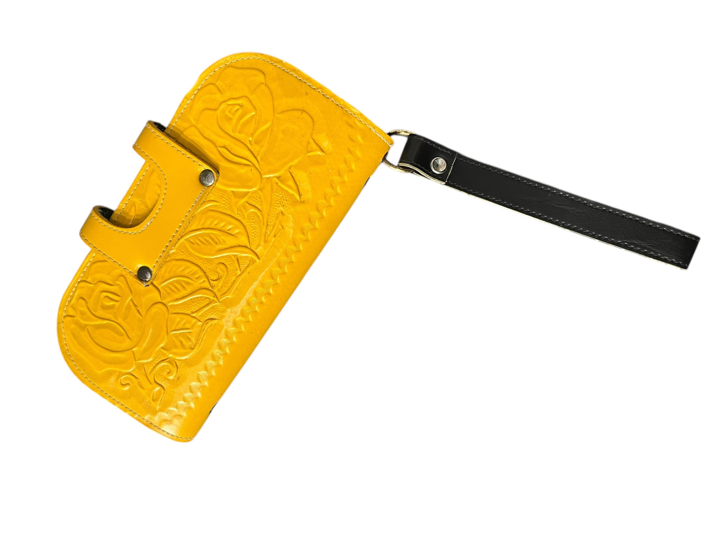 YELLOW TOOLED WALLET