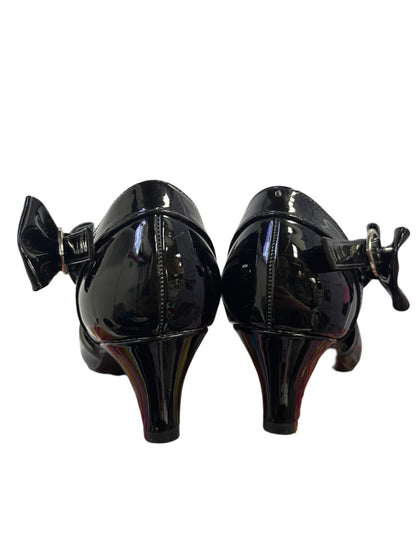 SUGARPOP BLACK KITTEN HEELS | 9
