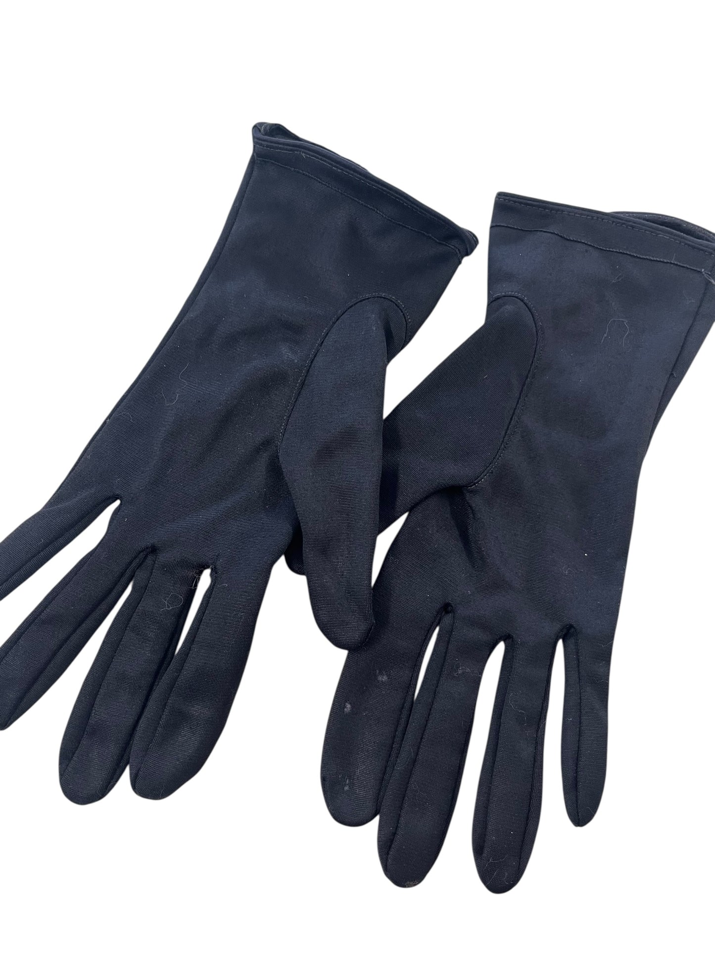 EMBROIDERED BLACK GLOVES | 9
