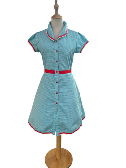SOURPUSS GINGHAM DRESS | 8