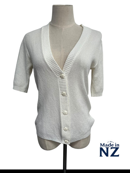 VERONA WHITE CARDIGAN | 12