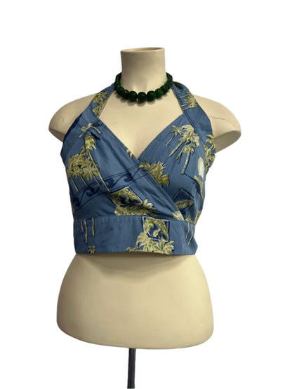 DORIS PLUM - BLUE TOP sz 16